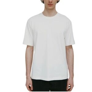 KOTN NWOT 100% Egyptian Cotton Midweight Short Sleeve White Crew T-Shirt‎ XS